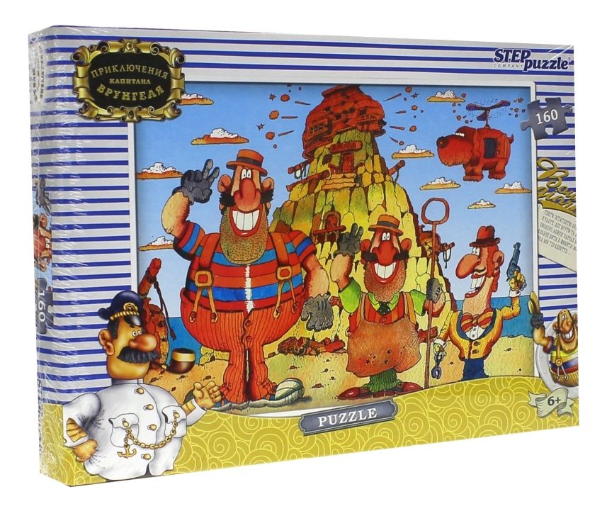 

Пазл Step Puzzle 160 деталей, врунгель 160 деталей