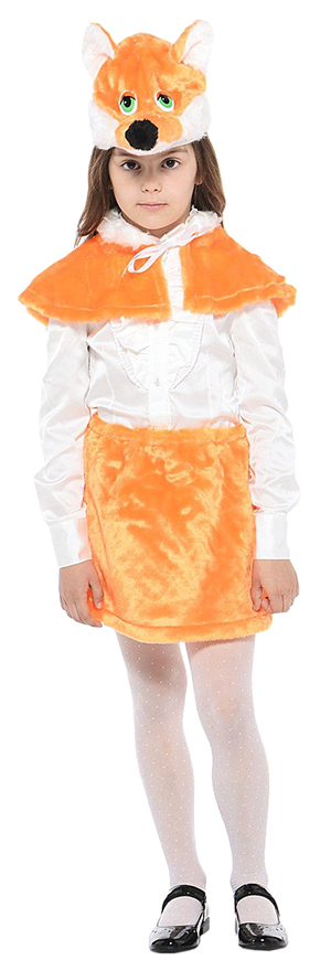 Купить 115, Карнавальный костюм Батик Лиса, цв. оранжевый р.110,