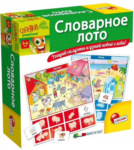 

Настольная игра Lisciani Словарное лото (R55081), Словарное лото