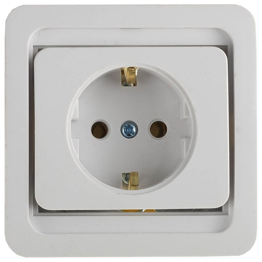 

Электрическая розетка СВЕТОЗАР SV-54105-W, sV-54105-W