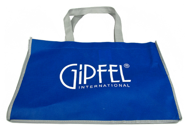 фото Тканевая сумка для покупок gipfel 30х45х30 см с вышивкой