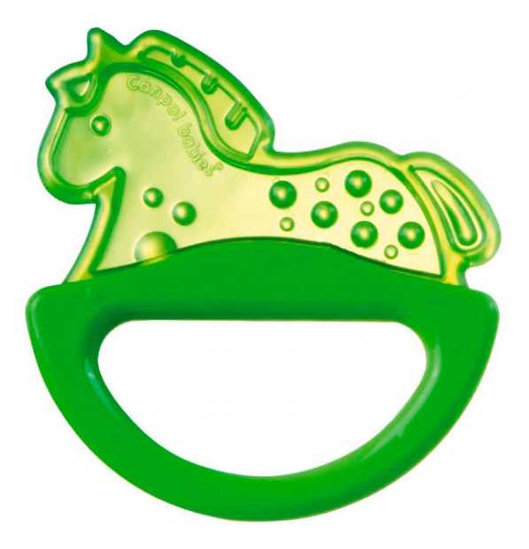 Прорезыватель-погремушка Canpol Лошадка зеленый