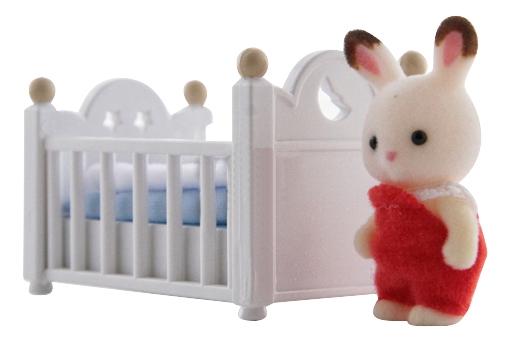 фото Игровой набор sylvanian families малыш и детская кроватка