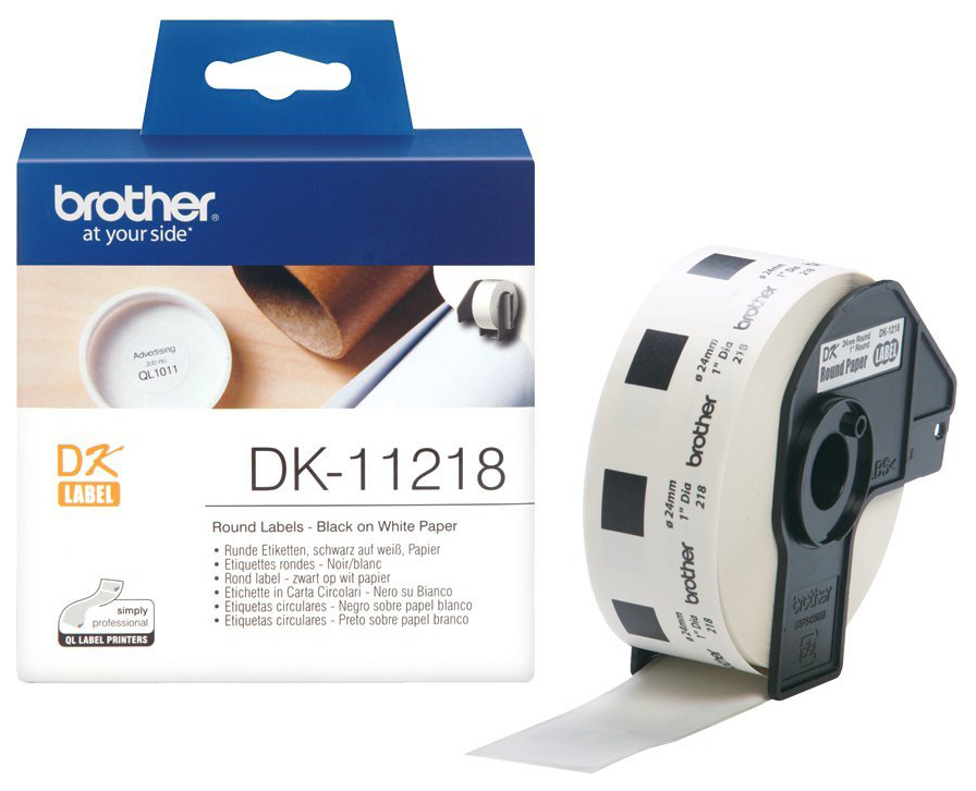 Набор наклеек Brother DK-11218 Белый