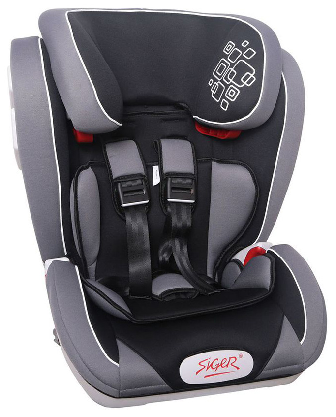 фото Автокресло siger индиго isofix цв.черный гр.1/2/3