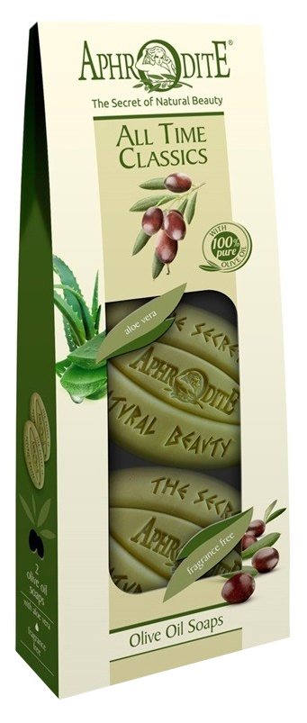 фото Подарочный набор aphrodite all times classic olive oil soaps