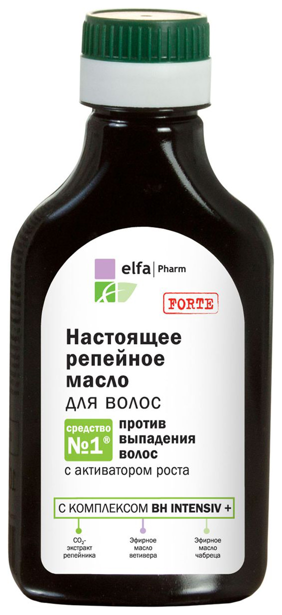 Масло для волос Elfa Pharm Настоящее репейное 100 мл