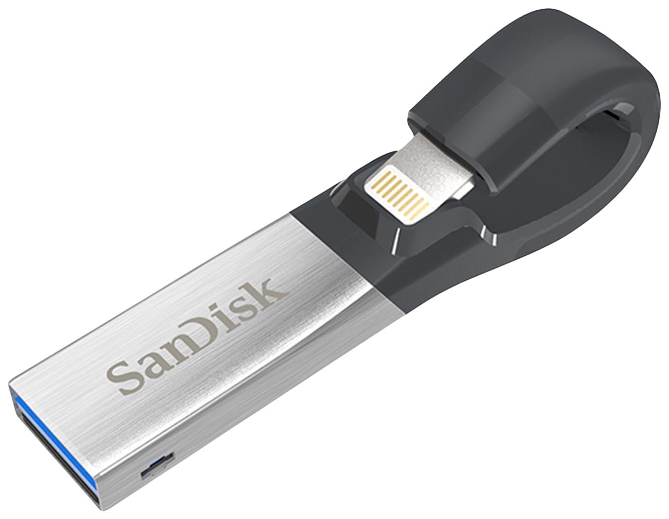 фото Флешка sandisk ixpand 16гб grey/black (sdix30c-016g-gn6nn)