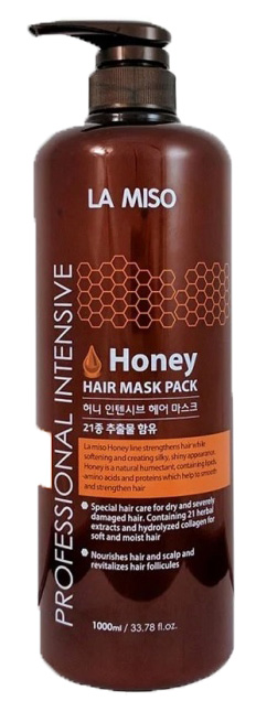 Маска для волос La Miso Professional Intensive Honey 1 л esfolio маска для лица с экстрактом лаванды 25 0
