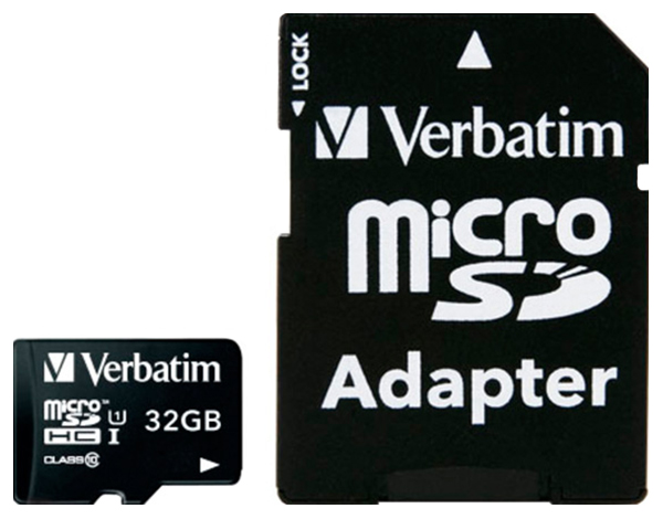 

Карта памяти Verbatim Micro SDHC 44083 32GB, 44083