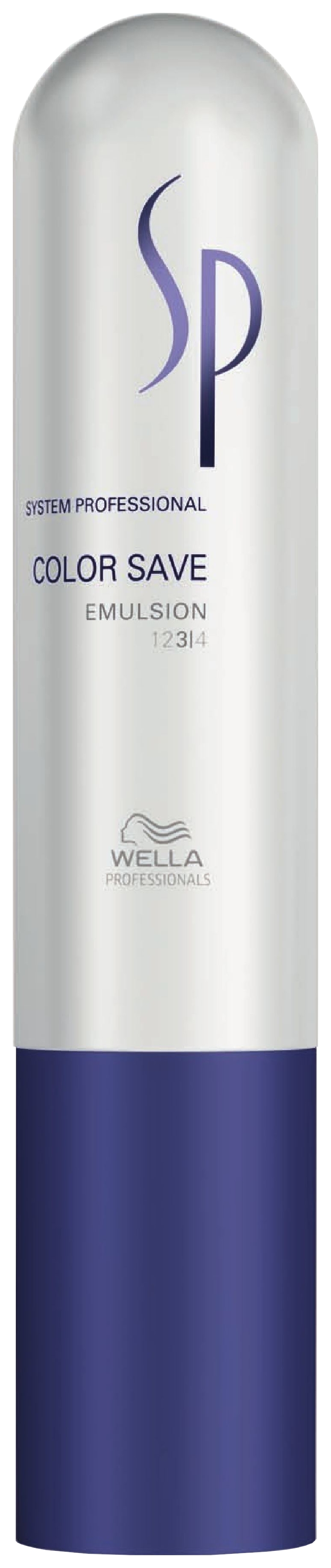 Сыворотка для волос Wella SP Expert Kit Color Save Emulsion Стабилизатор окраски 50 мл успокаивающая сыворотка elements wella 100 мл