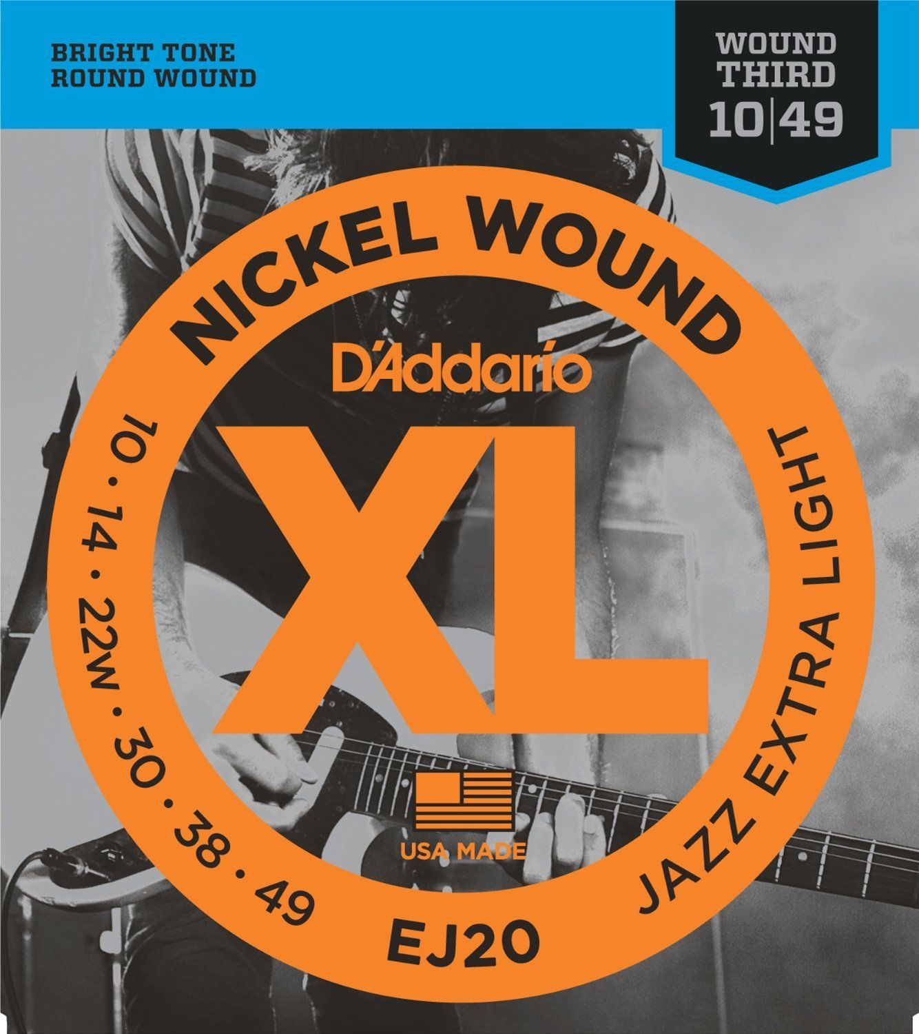 фото Струны для электрогитары d addario ej20 d'addario