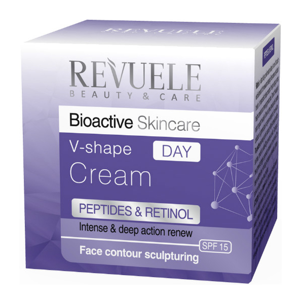 фото Крем для лица revuele bioactive skincare peptides&retinol v-shape day 50 мл