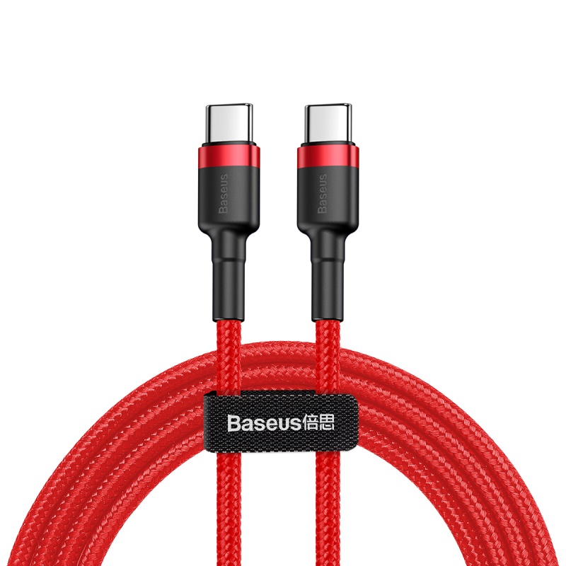 Кабель Baseus Cafule Type-C 1m Red/Black/Red