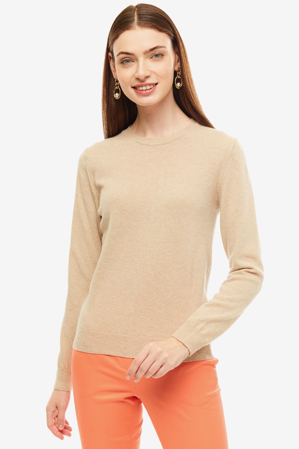 

Джемпер женский United Colors of Benetton бежевый, 1002D1K01_562