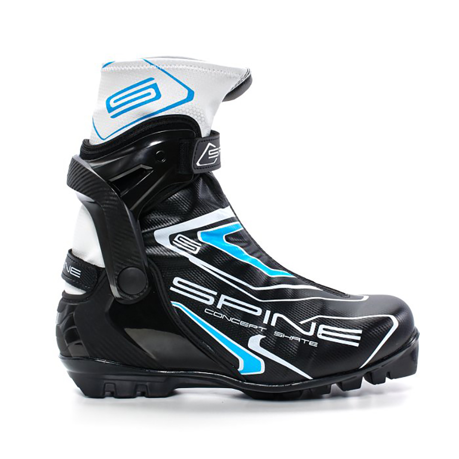 фото Ботинки для беговых лыж spine concept skate 496/1 sns 2019, black/blue/white, 38