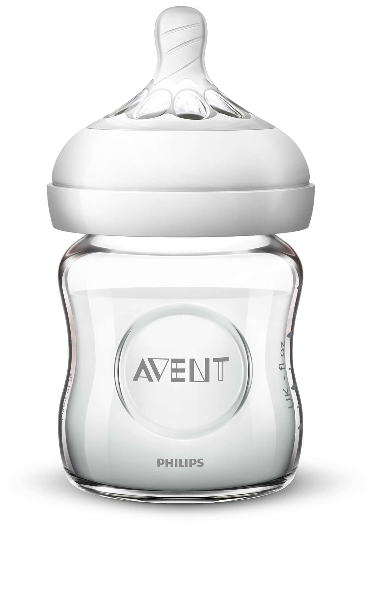 фото Бутылочка для кормления philips avent 120мл серия natural 2.0 стекло scf051/17