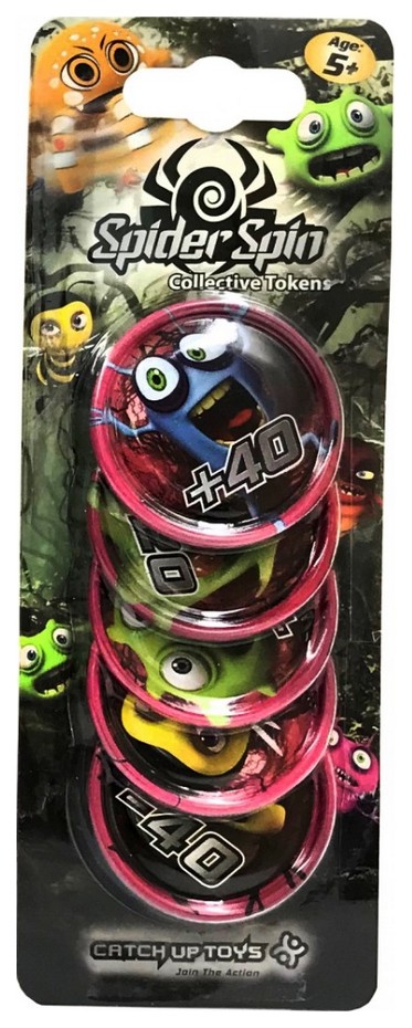 

Жетоны CATCHUP TOYS SS-002T-PIN Spider Spin. Collective Tokens (Pink)