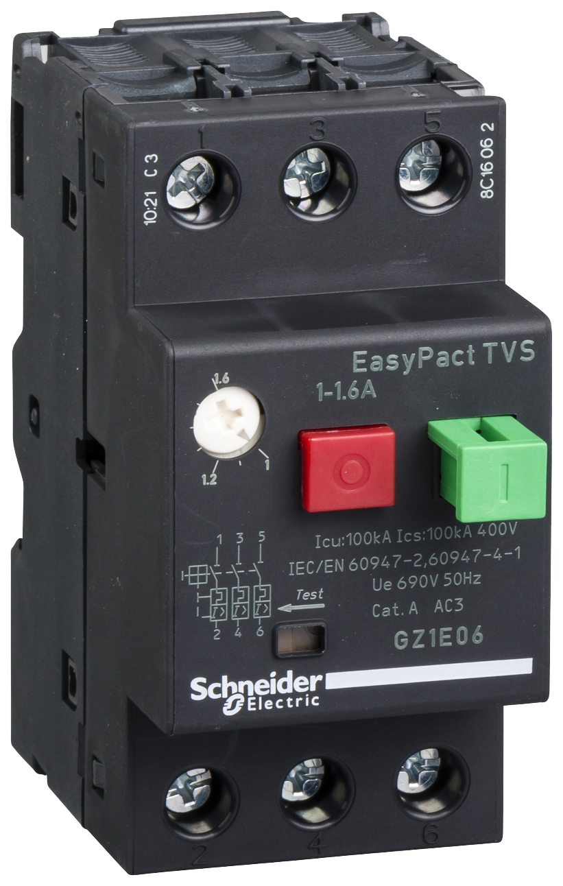 фото Выключатель автоматический easypact tvs, 1-1.6 а schneider electric