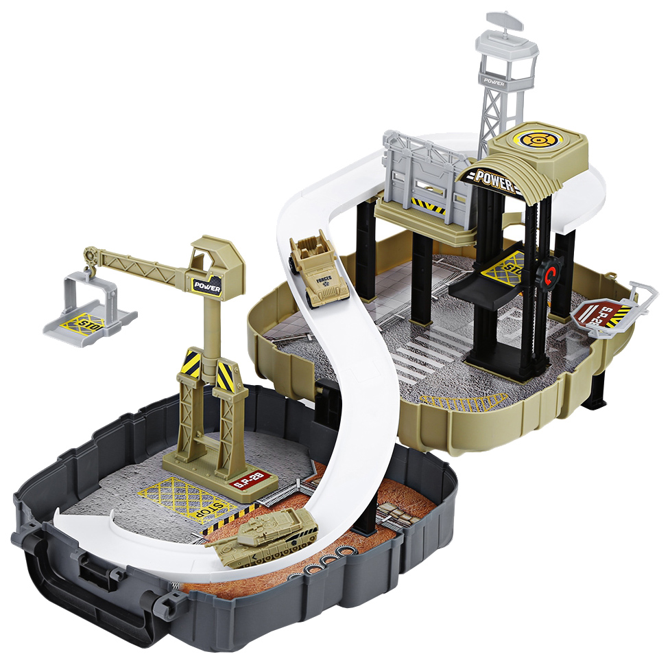 

Трек Junfa toys Военная база, Разноцветный