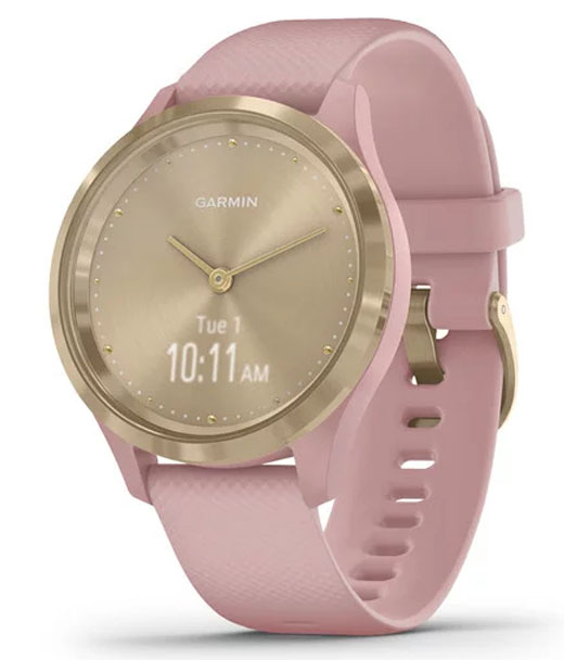 Спортивные наручные часы Garmin Vivomove 3S Light Gold/Dust Rose