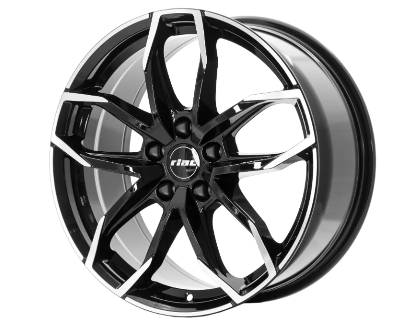 

Колесный диск Rial Lucca 8,0/R18 5*112 ET39 d66,6 Diamond Black Front Polished, Lucca