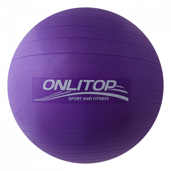 фото Мяч гимнастический onlitop, фиолетовый, 85 см