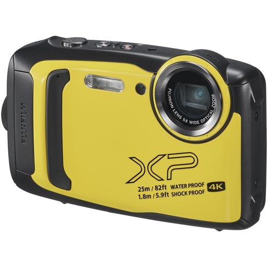 фото Фотоаппарат цифровой компактный fujifilm finepix xp140 yellow