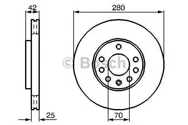 фото Тормозной диск bosch 0986478883