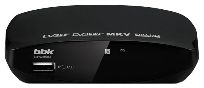

DVB-T2 приставка BBK SMP002HDT2 Black, SMP002HDT2