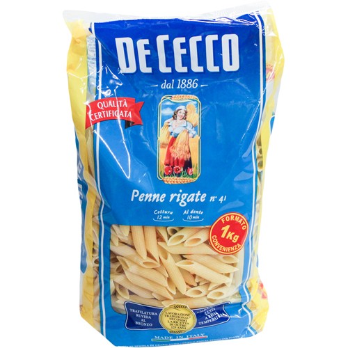 Макароны De Cecco penne rigate пенне ригате перья 1 кг