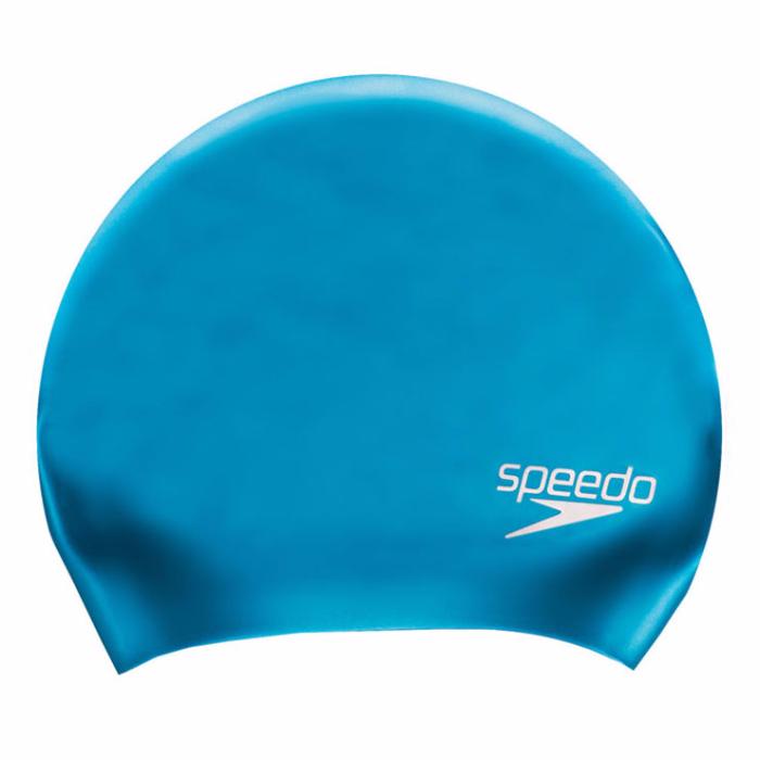 

Шапочка для плавания Speedo Long Hair Cap 0309 blue, Голубой, Long Hair Cap