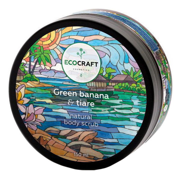 Скраб для тела EcoCraft Green banana and tiare 150 мл