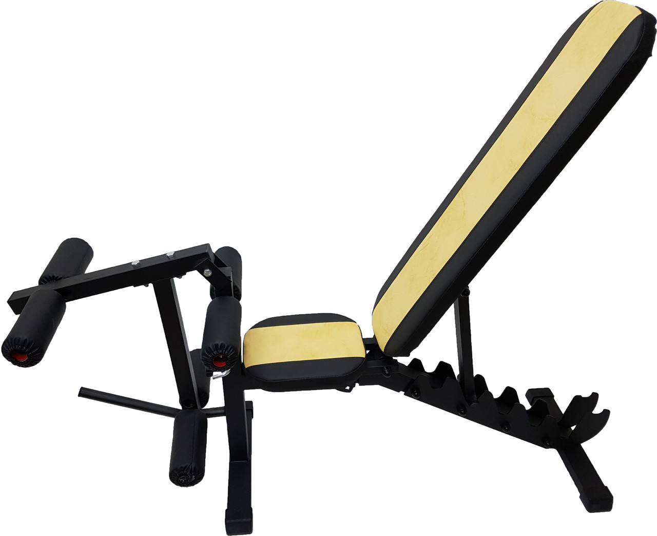 Универсальная скамья регулируемая Sportlim Orion Lite Yellow + Керл для ног