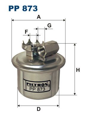 

Фильтр топливный FILTRON PP873