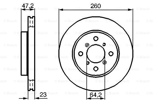 фото Тормозной диск bosch 0986478415