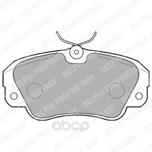 

Комплект тормозных колодок Delphi LP848