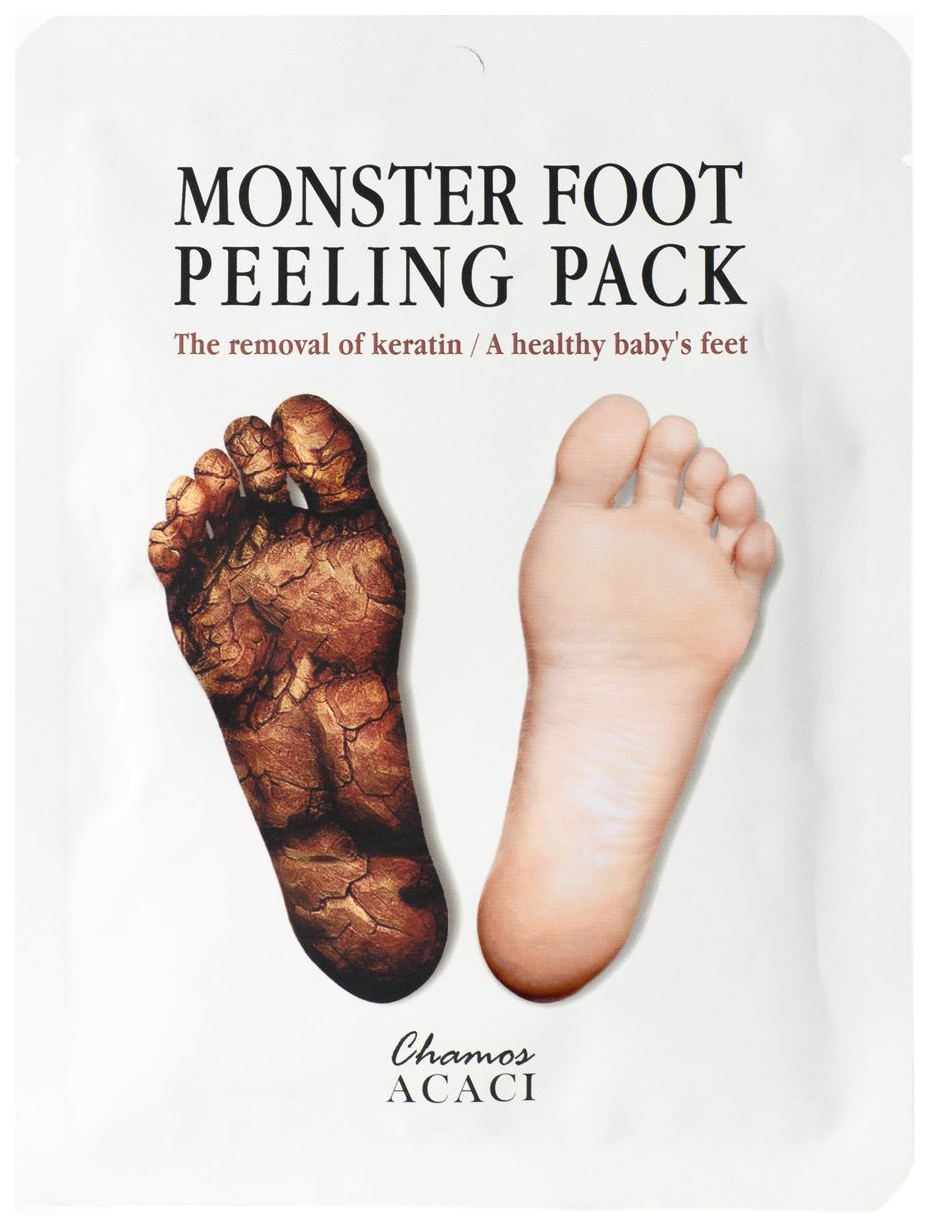Носочки для пилинга Chamos Acaci Monster Foot Peeling 6,5 мл лилак носочки для пилинга с лавандой 2 шт