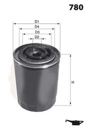 

Фильтр масляный MECAFILTER ELH4735