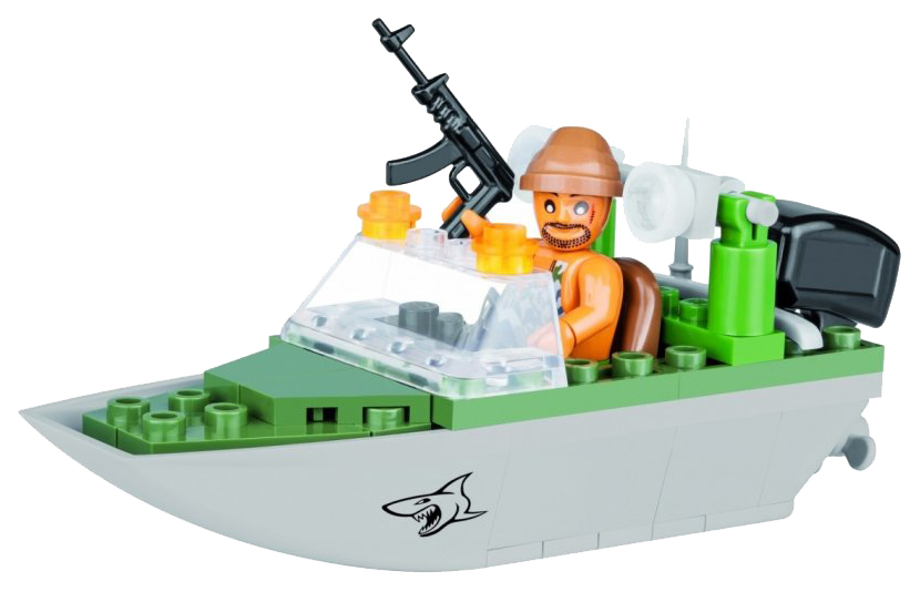 Конструктор пластиковый COBI Shark patrol boat