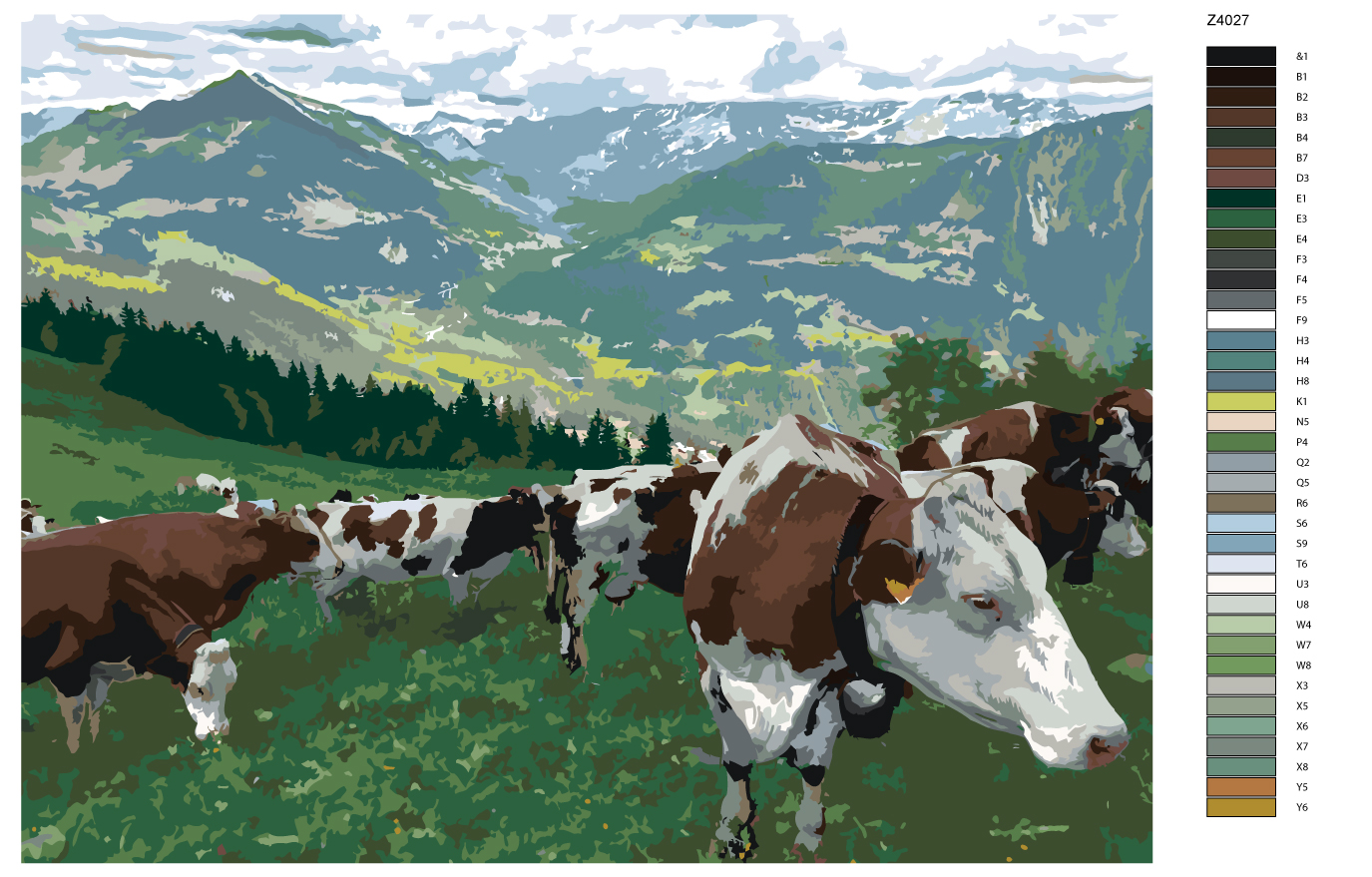 

Картина по номерам, 30 x 40, Z-Z4027, Z-Z4027