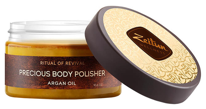 Скраб для тела Zeitun Ritual Of Revival Precious Body Polisher Argan Oil 250 мл паста для блеска волос precious style