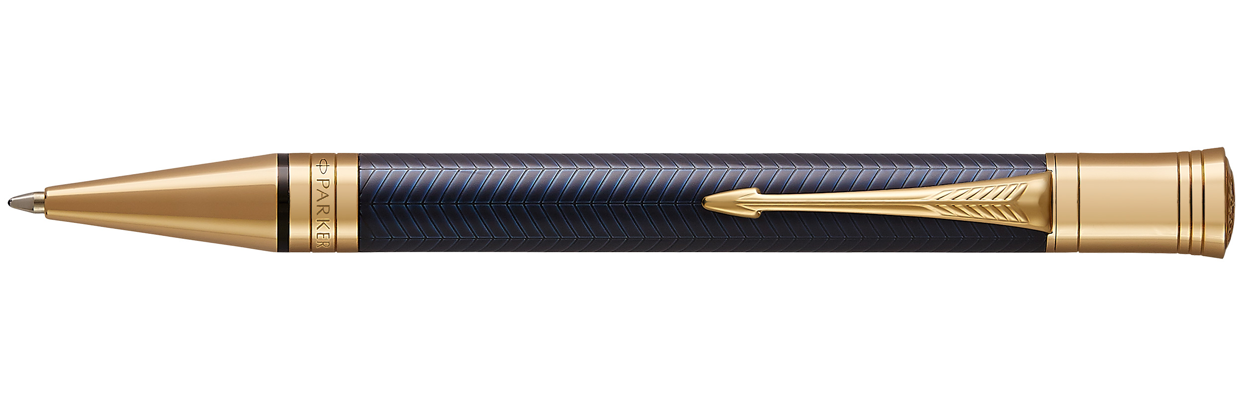 

Шариковая ручка Parker Duofold Blue Chevron GT M