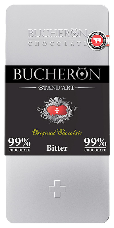 Шоколад Bucheron горький 99% жестяная упаковка 100 г