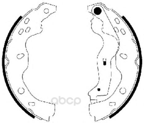 

Тормозные колодки HELLA PAGID/BEHR барабанные 8DB355003041