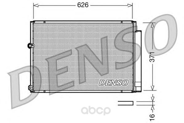 фото Радиатор кондиционера toyota prius 03-09 denso dcn50018