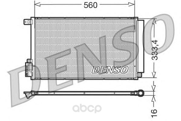 фото Радиатор кондицинера 560x334 denso dcn13109