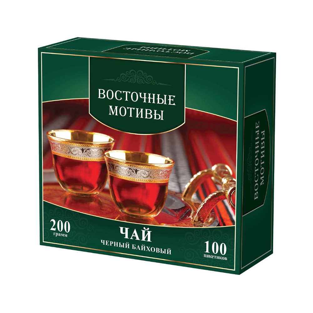 

Чай Восточные мотивы черный 100 пакетиков