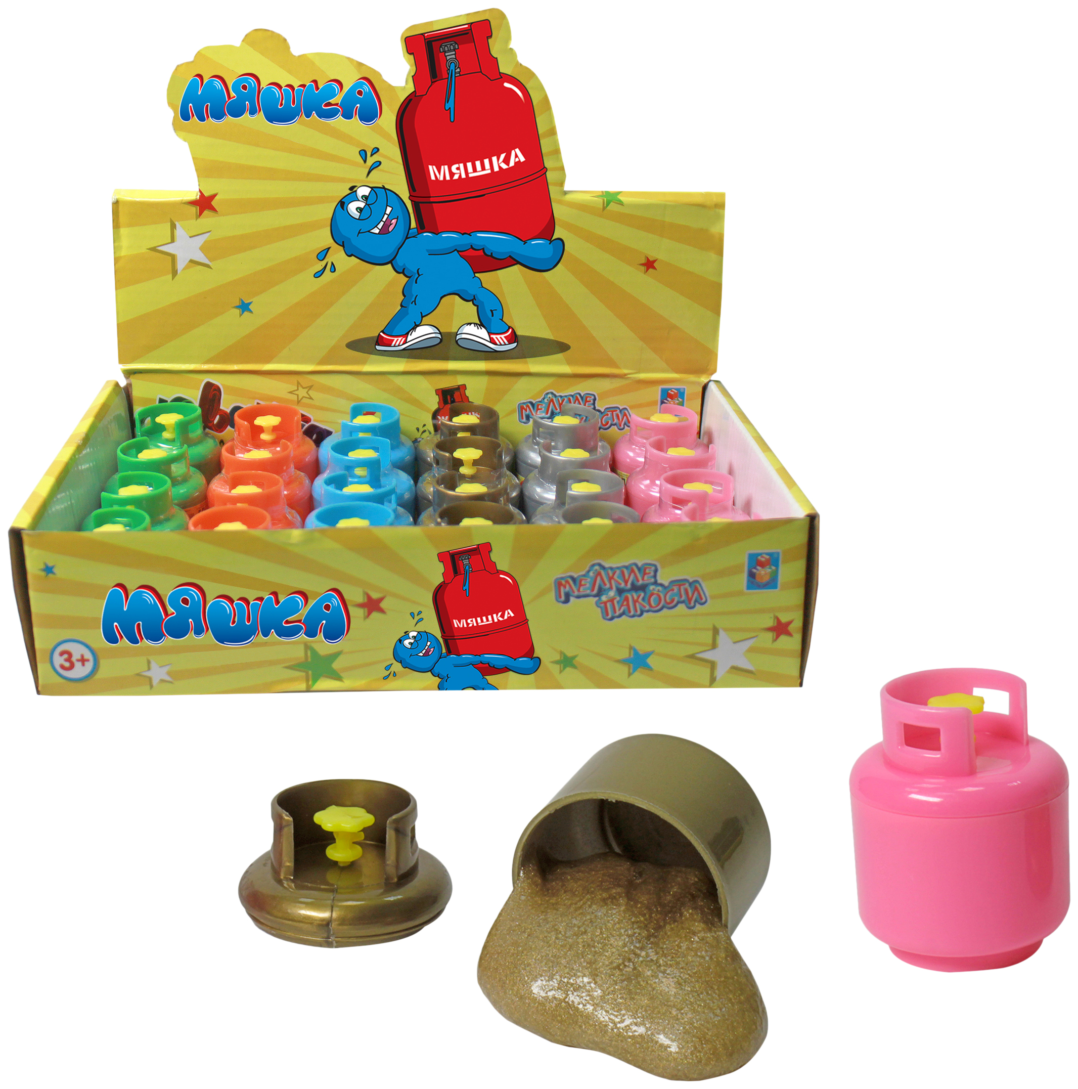 

Мяшка 1TOY Мелкие пакости 6 цветов 17 г