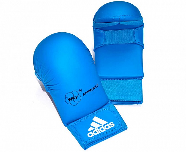 фото Снарядные перчатки adidas wkf bigger, синий, xs